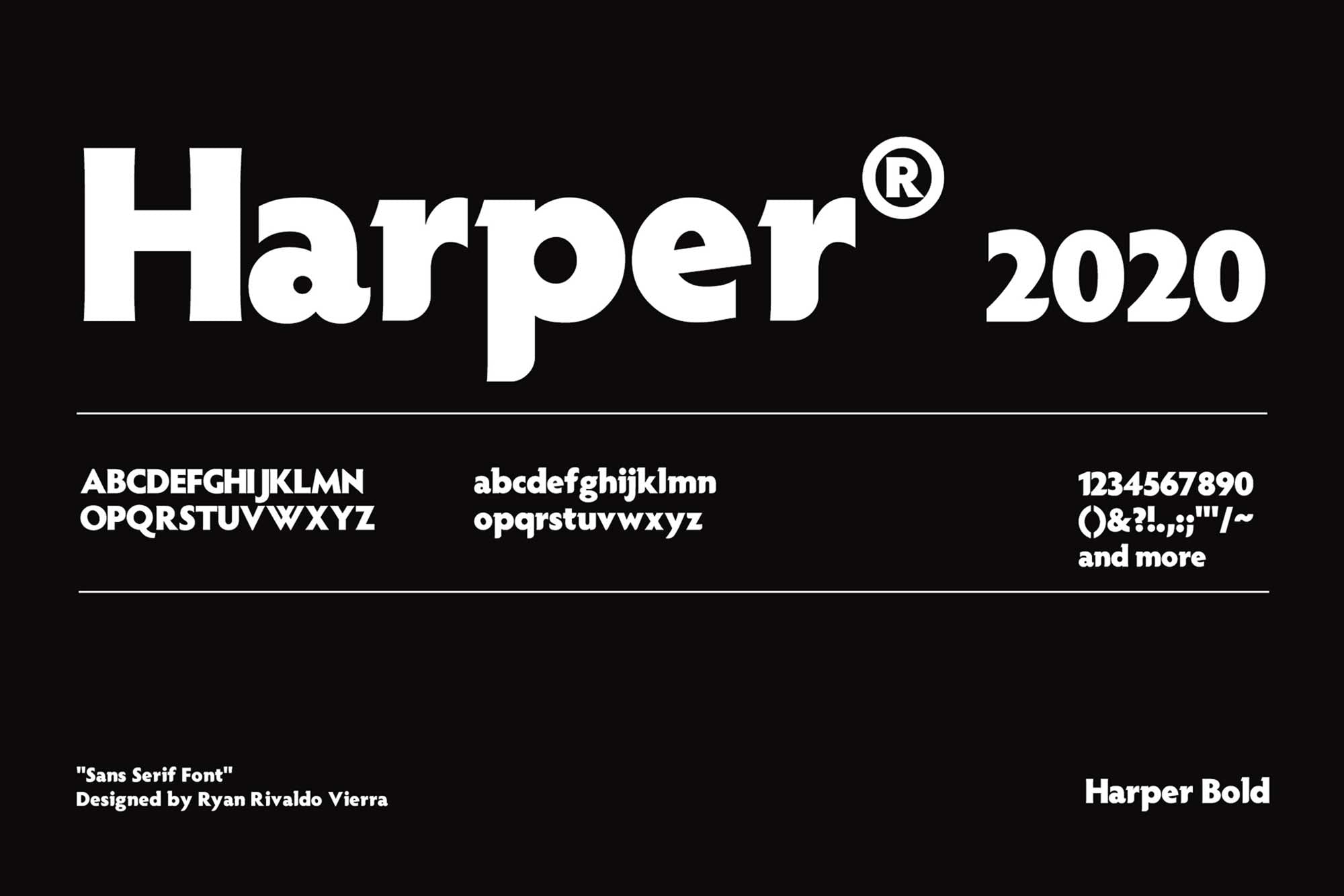 Harper Sans serif Font