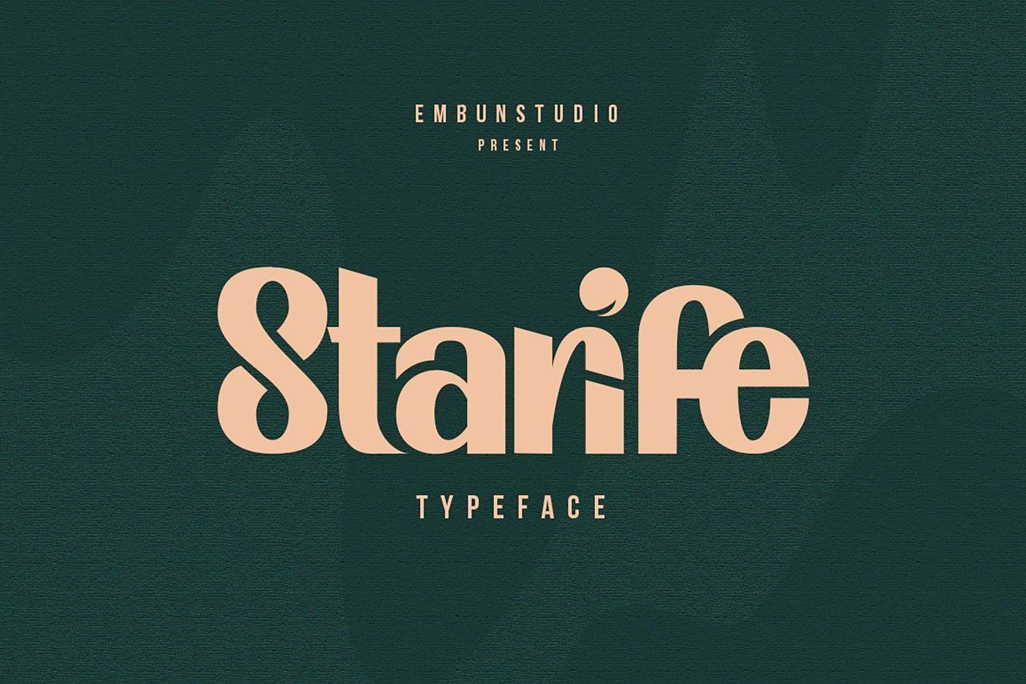 Starife Display Font